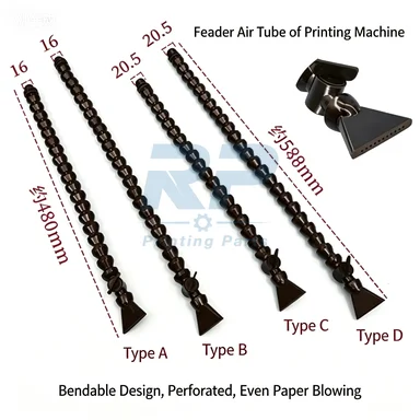 Heidelberg Komori Roland 700 KBA Side Air Blow Hose Pipe with Switch Compatible Printing Machine Replacement Parts OE 00.580.382