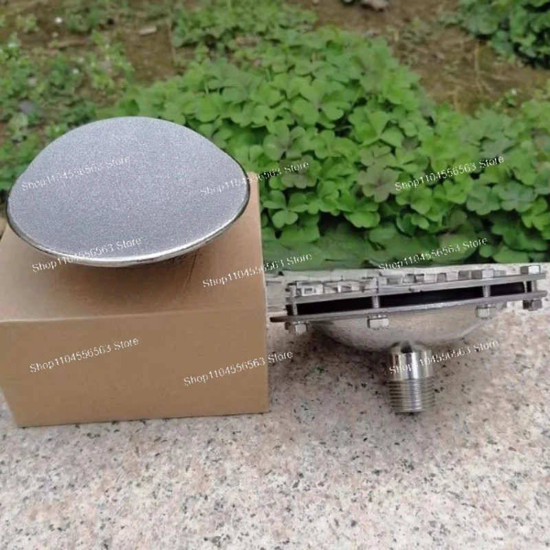1PC Titanium Alloy Ozone Diffuser Aeration Head Oxygenating Bubble Diffuser Air Disc Aeration Tray for Water Treatment