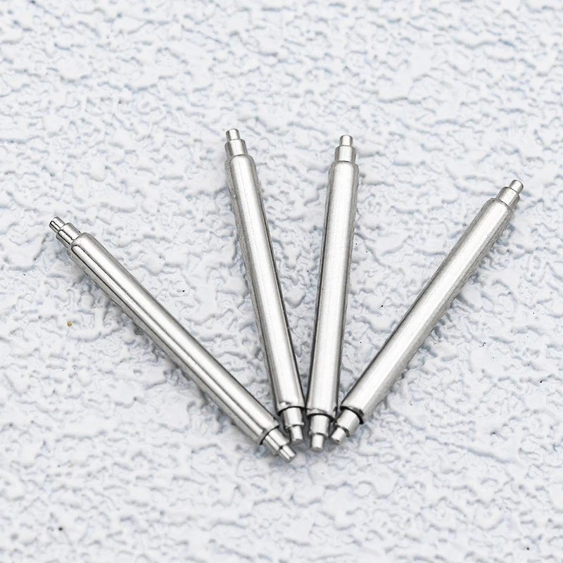 Barra de resorte de acero inoxidable de 2,5mm de diámetro, alfileres de enlace para la serie SKX007, barras de resorte gordo de buceo, herramienta apta para correa de reloj de 18mm/22mm