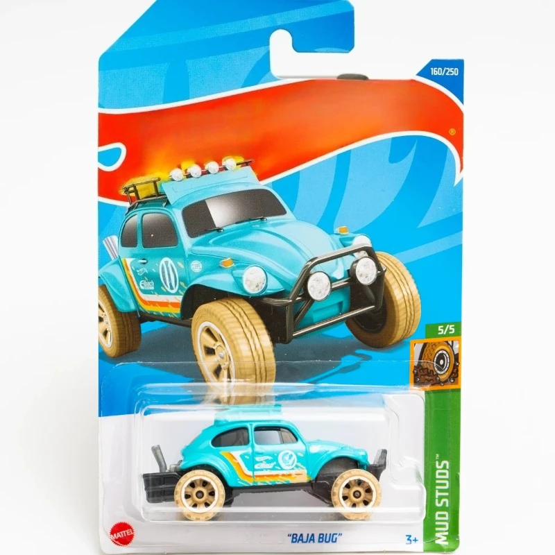160/250 Baja Bug Mud Studs 5/5 Off-Road Modified Beetle Diecast Car Metal Toy Vehicle Collectible Gift