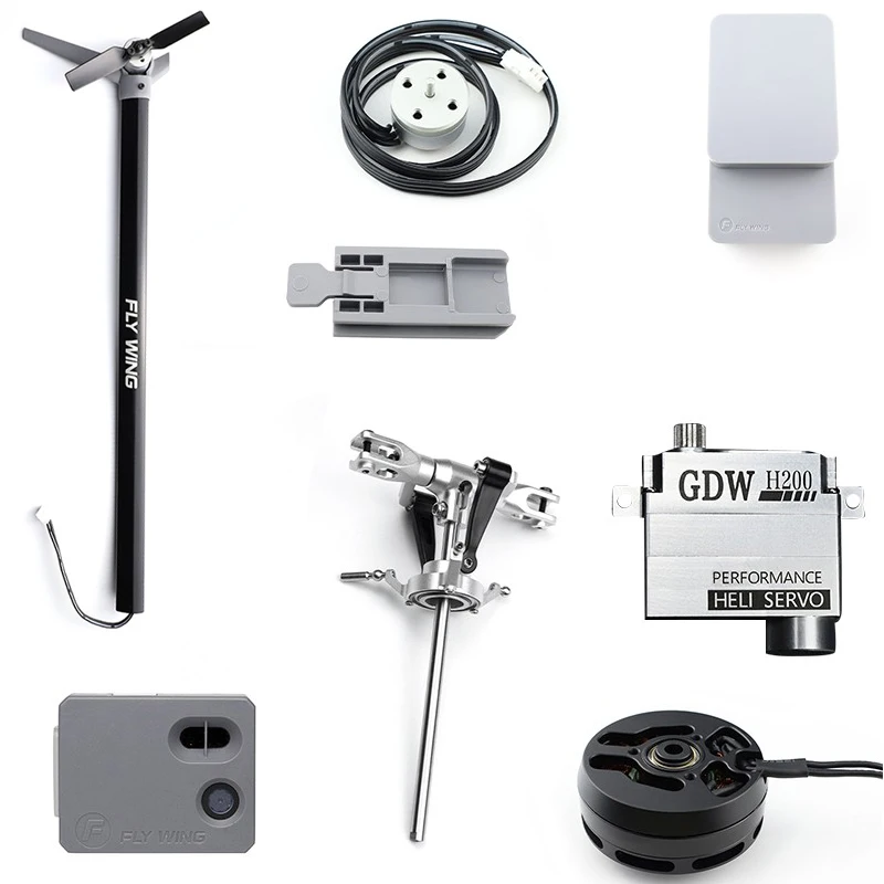 

Flywing Fw200 Helicopter Complete Set Of Accessories Collection, Main Motor, Tail Motor, Servo, Flight Control, Visual Positioni