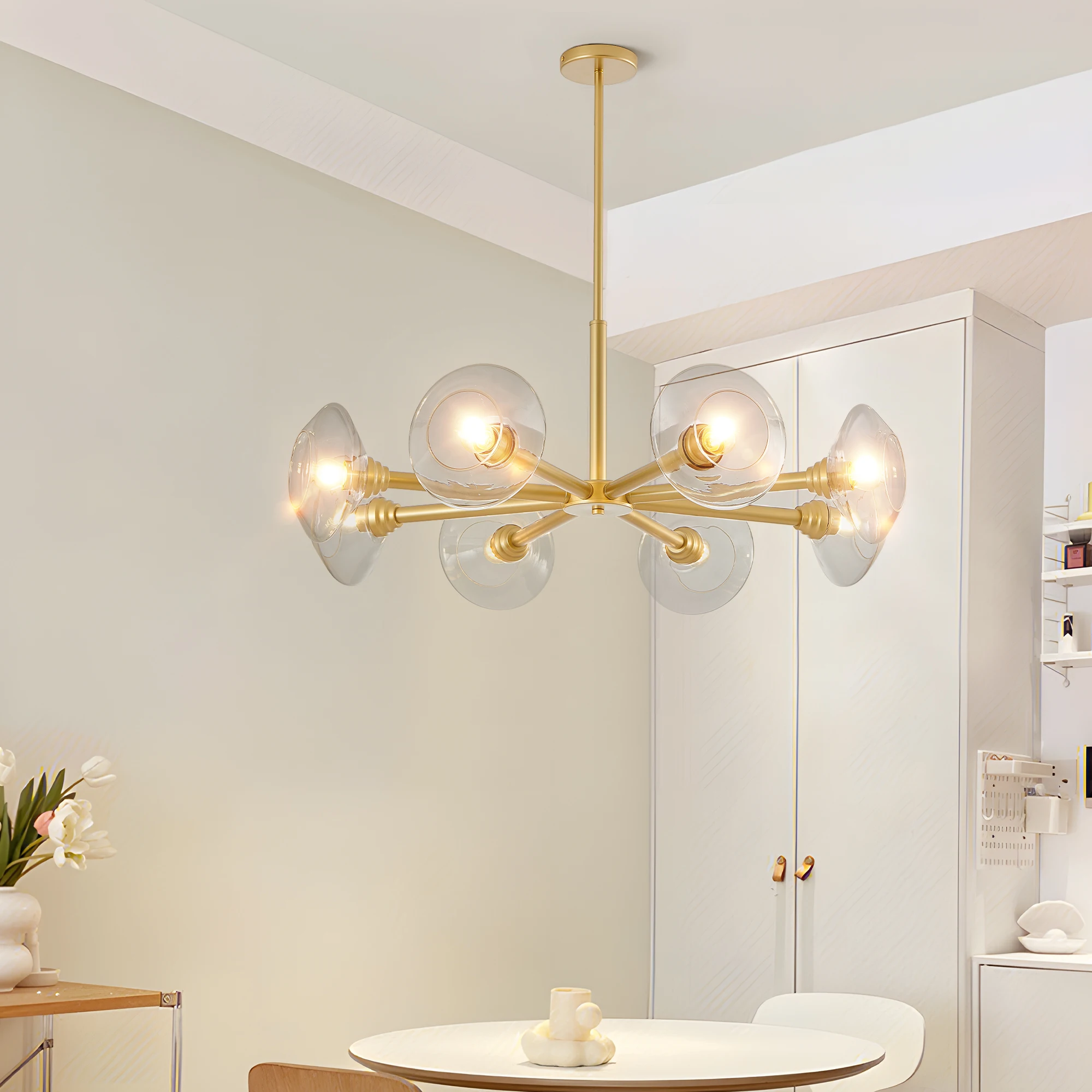 36" Modern Gold 8-L…