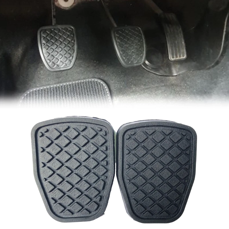 Ergonomic Rubber Clutch Brake Pedal Sleeve Comfortable Grip Wear Resistant Antislip Car Brake Pedal Pad Cover for Forester