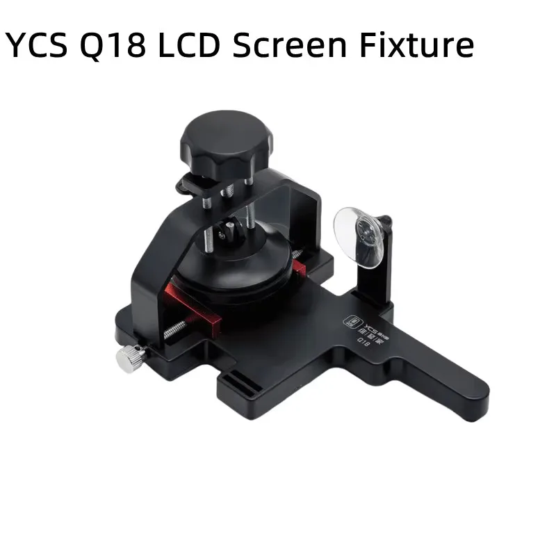 YCS Q18 อุปกรณ์ติดตั้งหน้าจอโทรศัพท์ทนความร้อน - แคลมป์ถอดชิ้นส่วน LCD พร้อมถ้วยดูดสําหรับการถอดฝาหลัง, แยกแบตเตอรี่