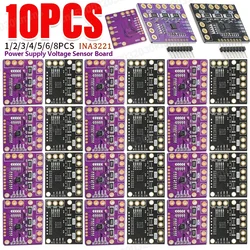 1-10pcs INA3221 High-Side Measurement Shunt Bus Voltage Monitor I2C SMBUS-Compatible Triple-Channel with Pins Replace INA219