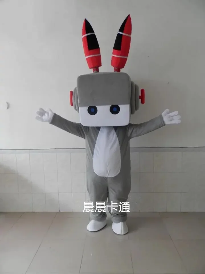 Weihnachten Roboter Maskottchen Kostüm Halloween Party Phantasie Cosplay Kleid Erwachsene Größe Maskottchen Kostüm Erwachsene Anzug Cartoon