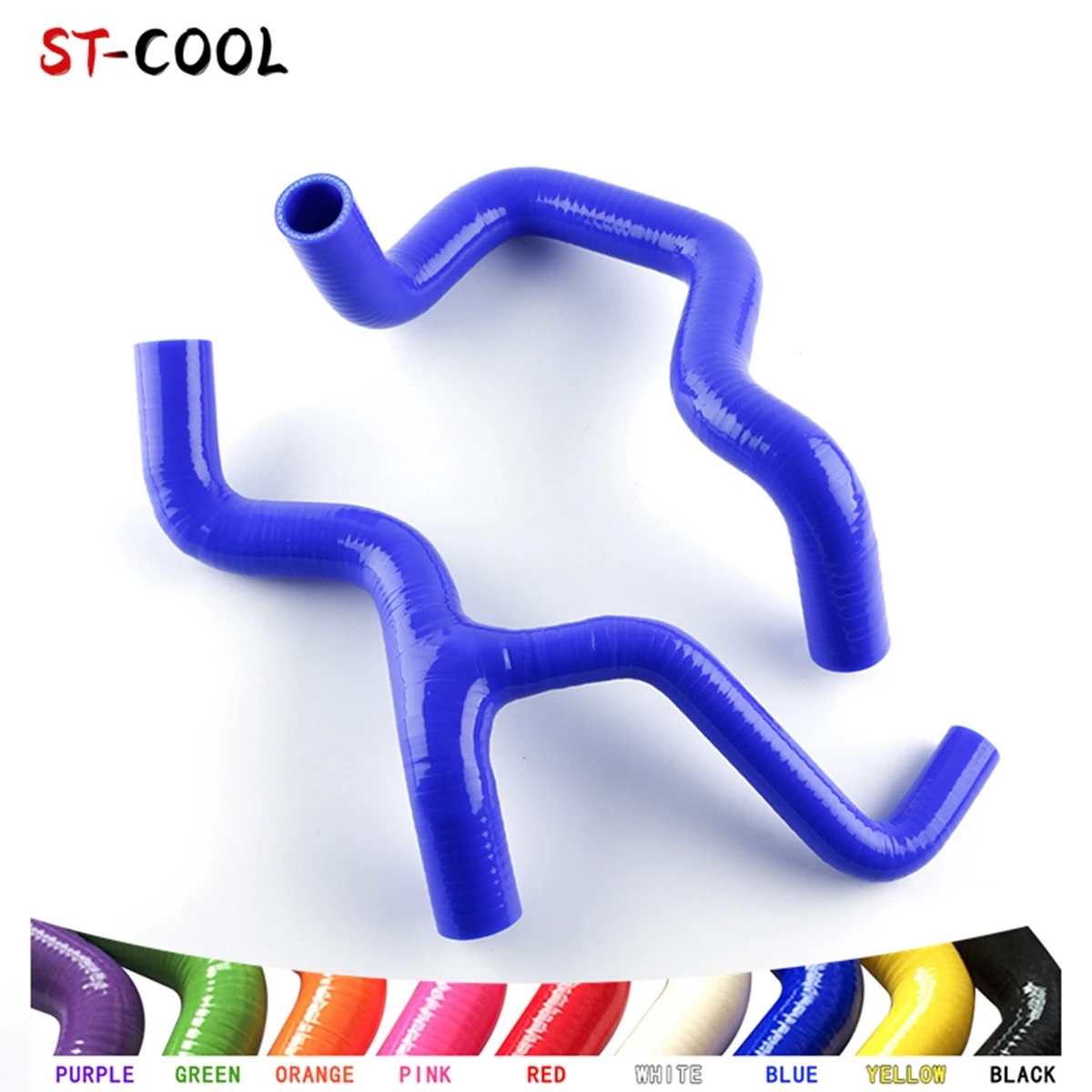 For Ford Focus ST 170 ST170 MK1 2.0L Radiator Hoses 2002 2003 2004 Silicone Tubes Piping Kit 2Pcs 11 Colors