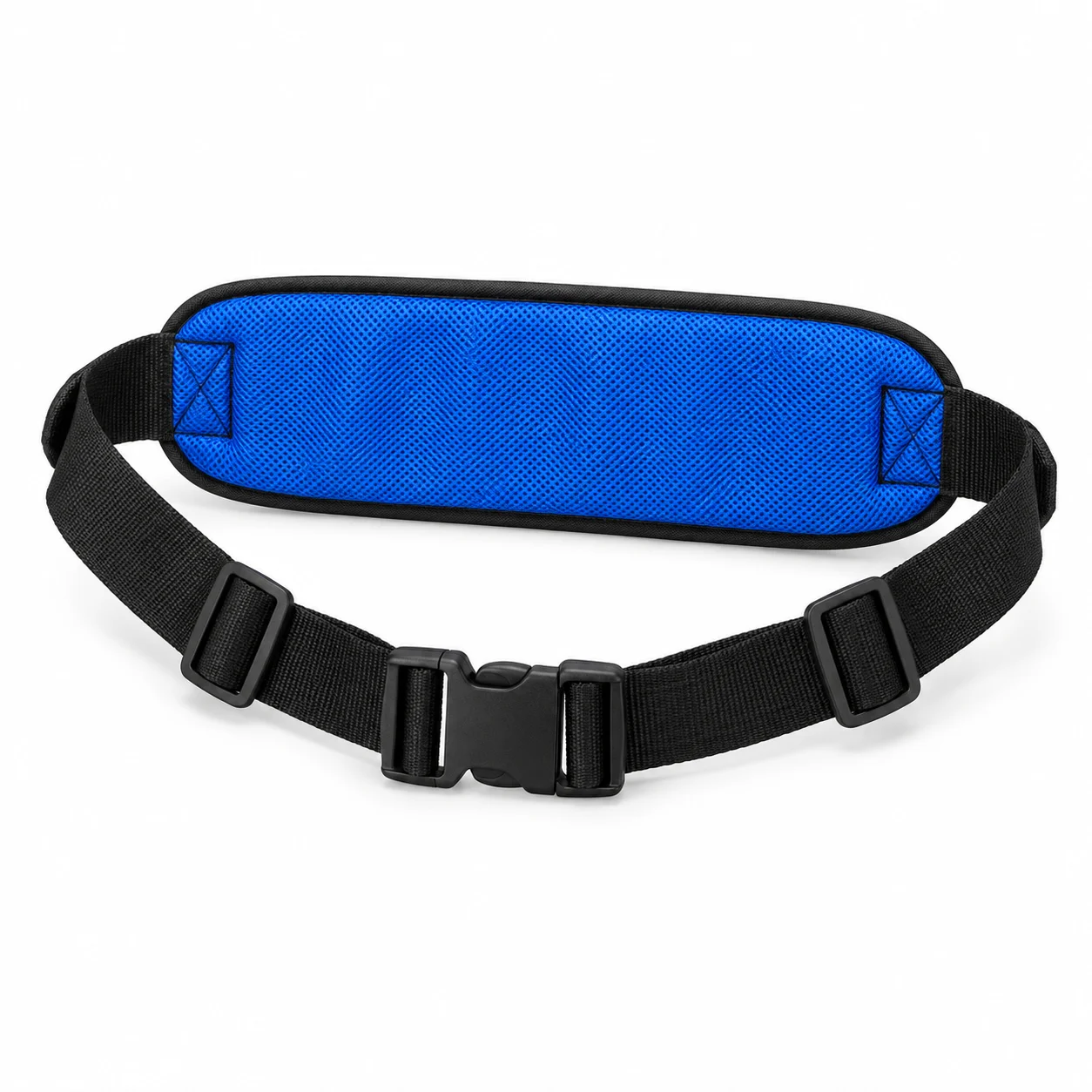 Blue Wheelchair Safety Belt Adjustable Seat Support Strap Breathable Mesh Waist Harness for Elderly Adults