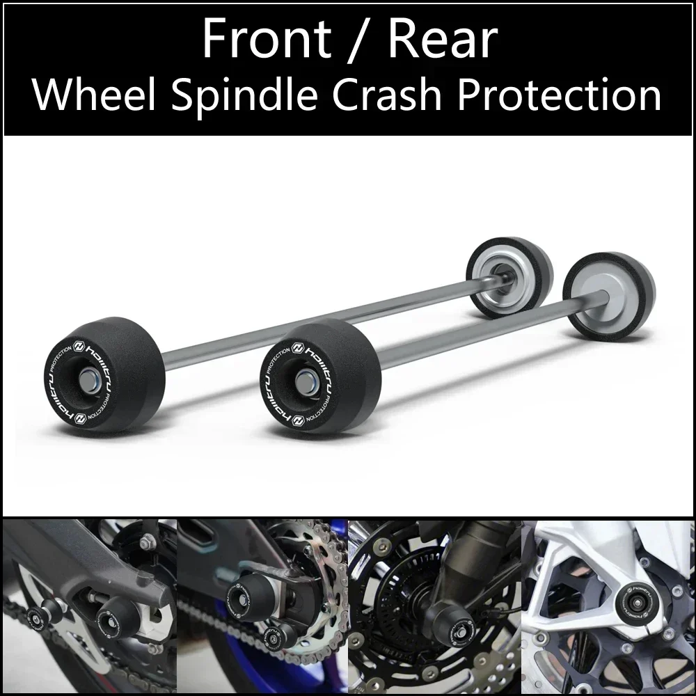 Front Rear wheel Spindle Crash Protection For Triumph Tiger 850 Sport / Tiger 900 GT Rally Pro / 2020-2023