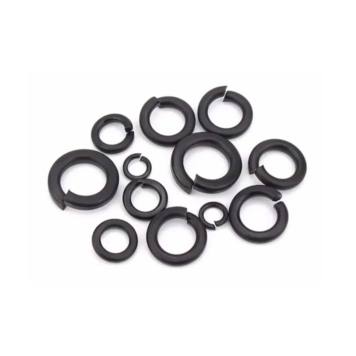 Rondelle Ressort Noire en Acier Inoxydable 304, Gb93