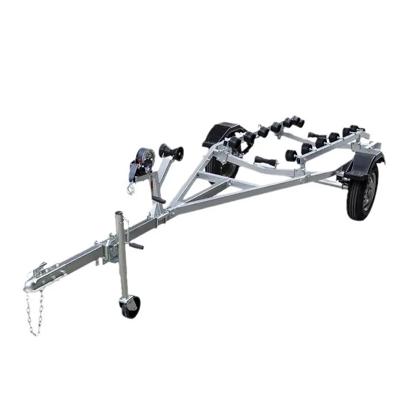 

Yacht Marine Trailer Motorboat Speedboat Trailer Inflatable Rubber Boat Fiberglass Boat Aluminum Joint Boat Trailer Frame