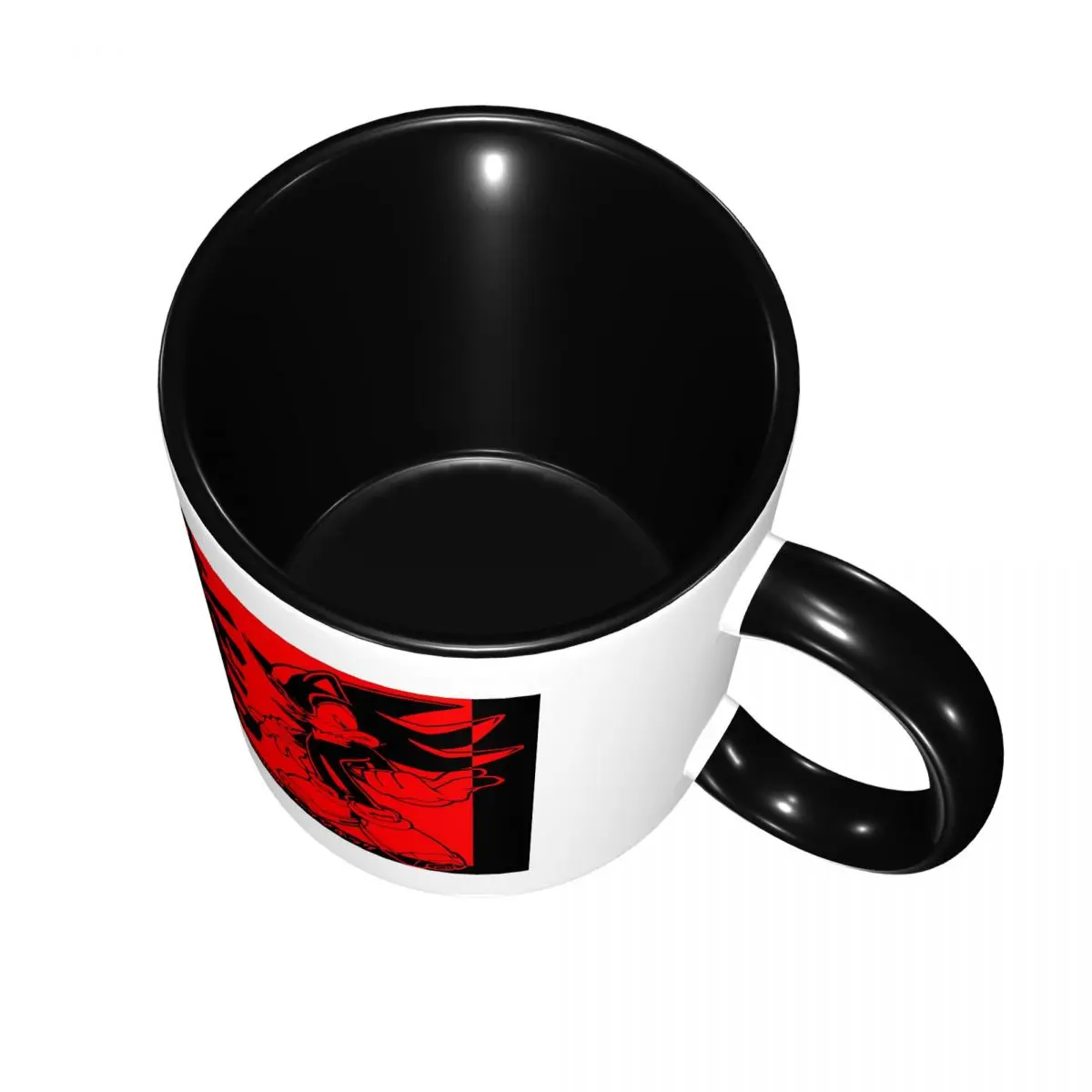 Japanese Shadow The Hedgehog Mug Funny Ceramic Coffee Cups Tea Mugs Milk Cup Drinkware Gifts for Woman Man view 5