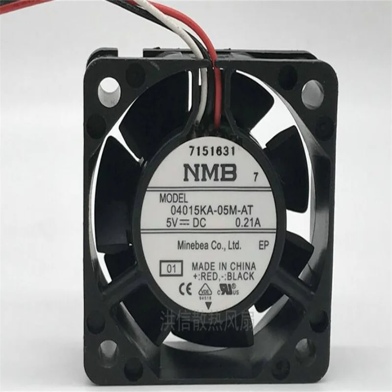 NMB 04015KA-05M-AT 4015 4CM 5V 0.21A ventola di raffreddamento con funzione di allarme a tre linee