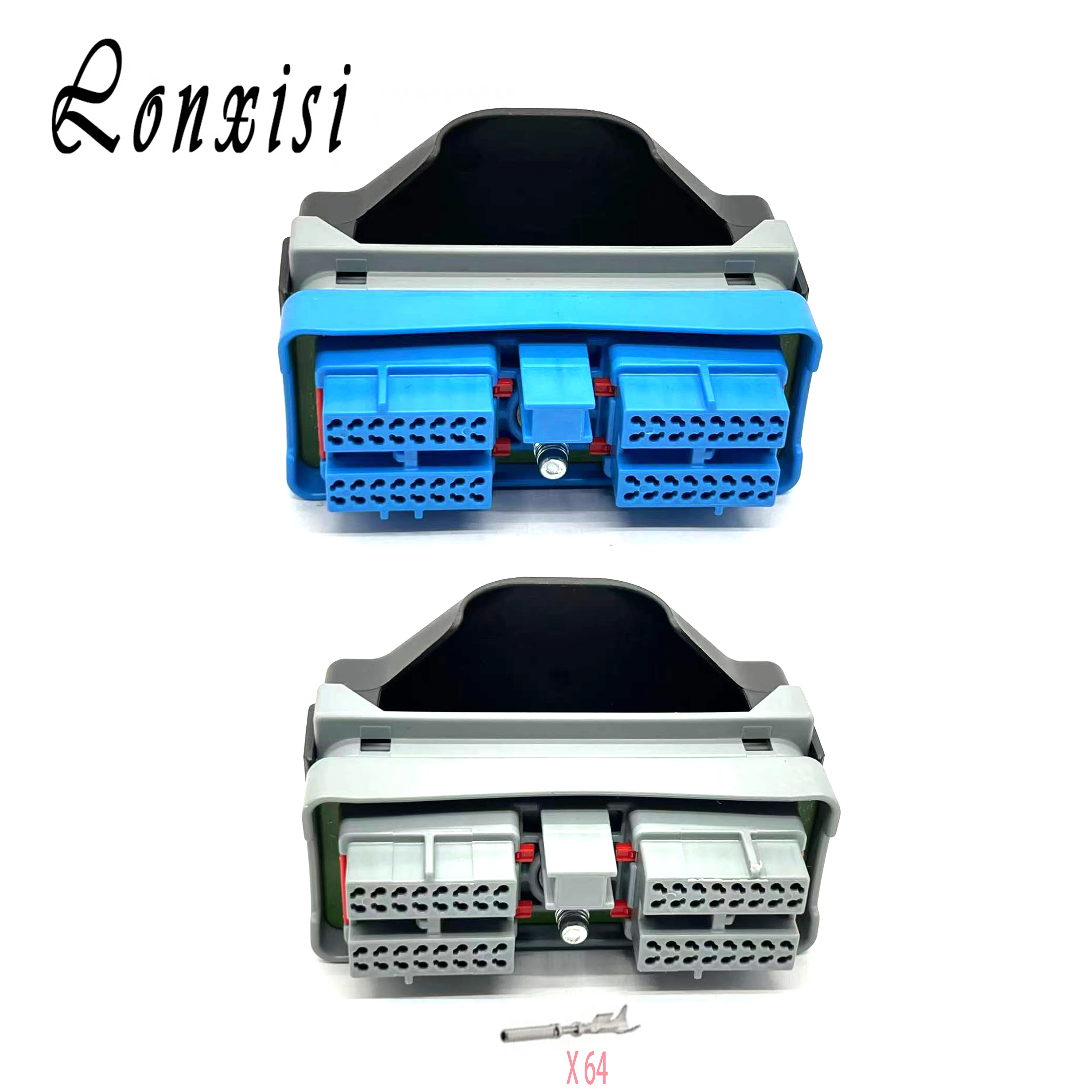 

1/5 Sets 64 Pin 15488667 15488668 Computer Board Connector 245-1042 245-1043 With Terminals Accessories For CAT Carter 323D