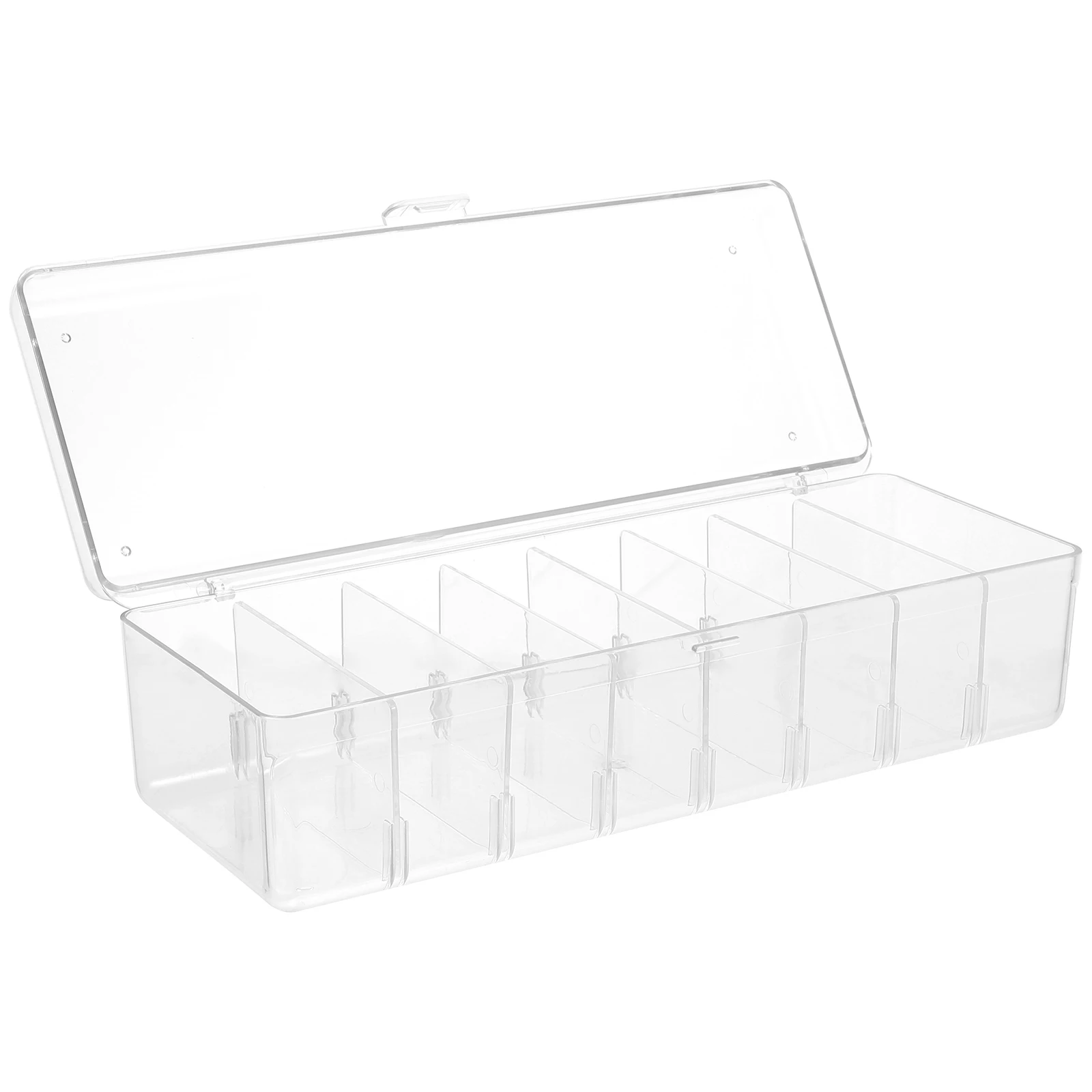 

Material Business Card Holder Desk Organizer Plastic Card Stand Display Box For Cards Neat Tidy 128