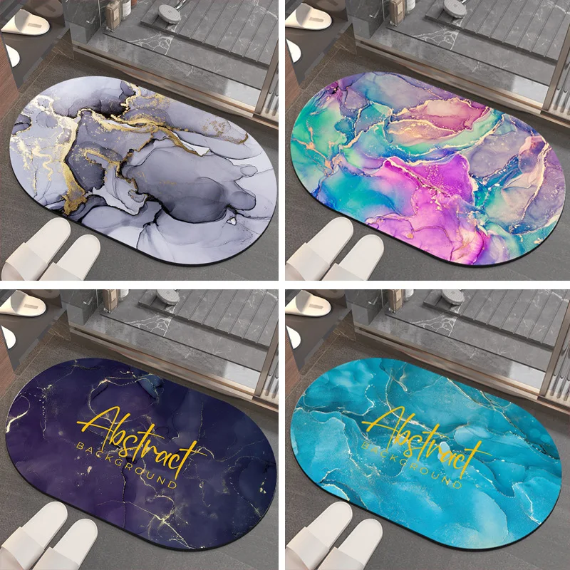 

Силиконовый коврик Batoom Dendroid: Влаговпитывающий, быстросохнущий, противоскользящий коврик для туалета и входной двери, для домашнего использования, ковер Batoom