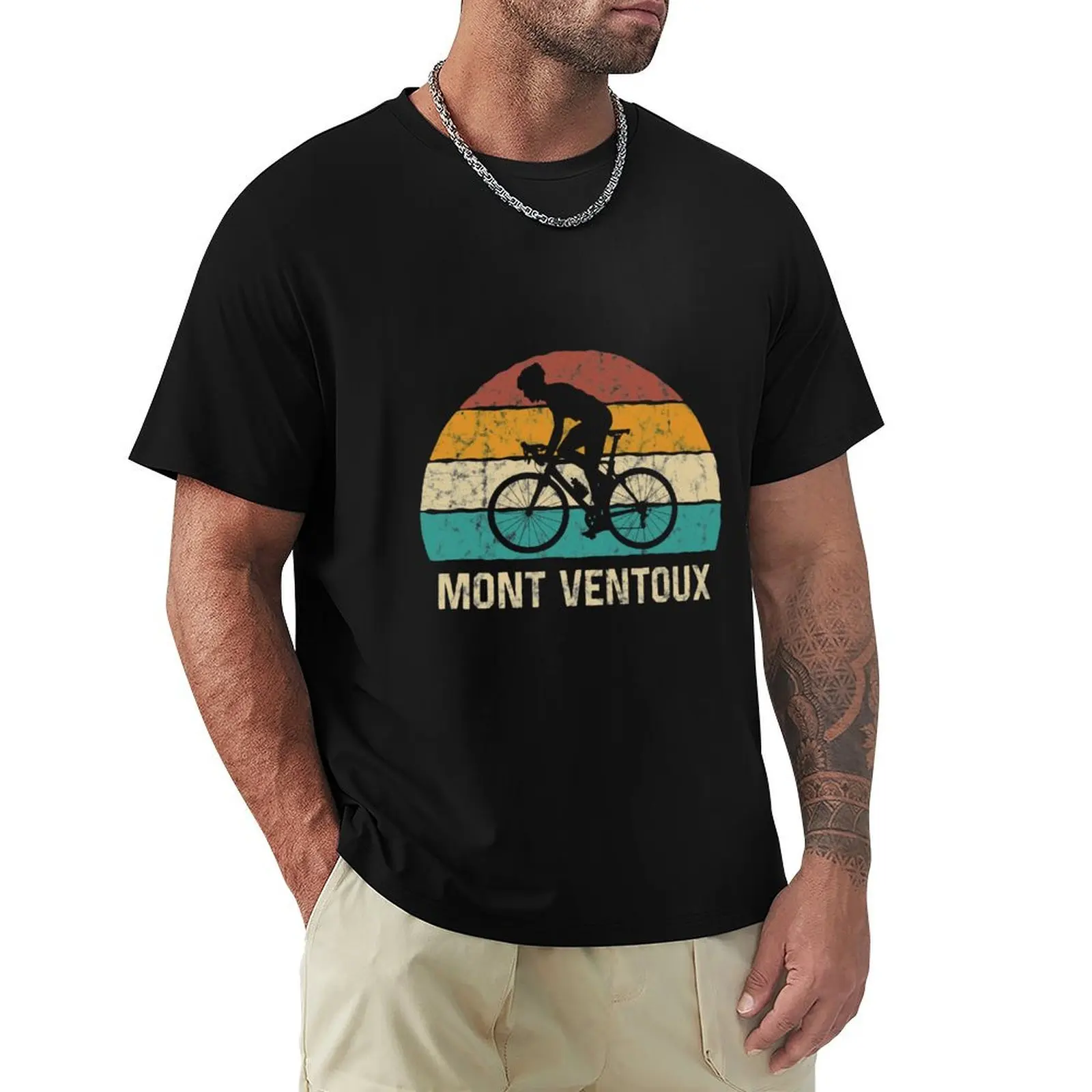 

Mont Ventoux Cycling Climb TShirt Retro Cycling Shirt Vintage Cyclist Gift Idea T-Shirt Soft Cotton Print T-Shirt
