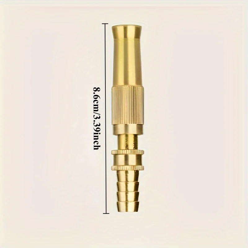 1pc, Direct-Insert Spray Gun, Hose Nozzle - Universal Connector for Hoses, Adjustable Valve, Multifunctional