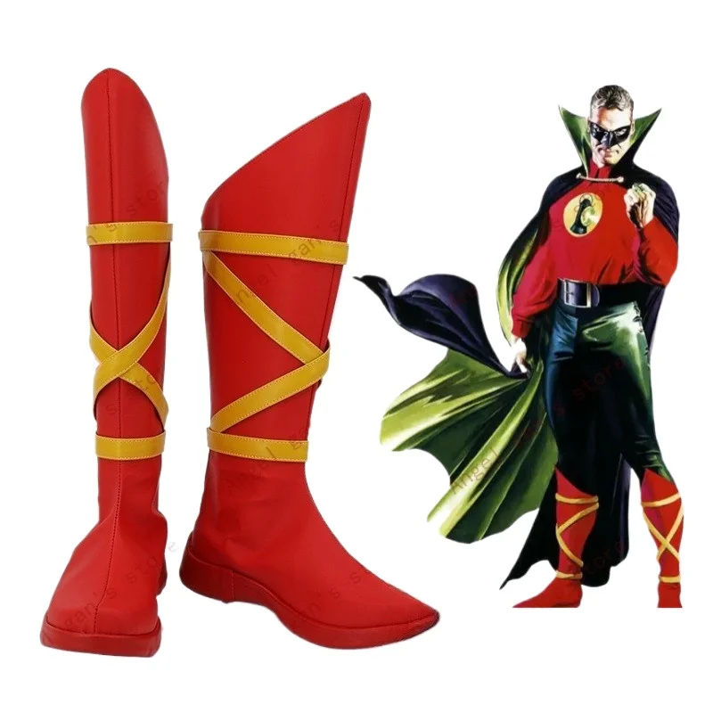 أحذية أنيمي كوسبلاي Greenlantern آلان سكوت أحذية مخصصة لحفلات الهالوين بمقاسات كبيرة لكل من الرجال والنساء #1