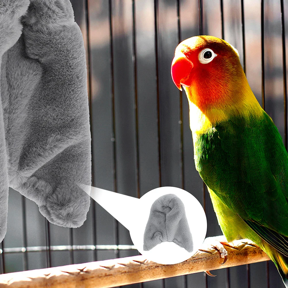 

2Pcs Bird Nest Blanket Warm Soft Parrot Sleeping Shawl Lightweight Cozy Bed for Cage Pet Supplies Parrot Blanket