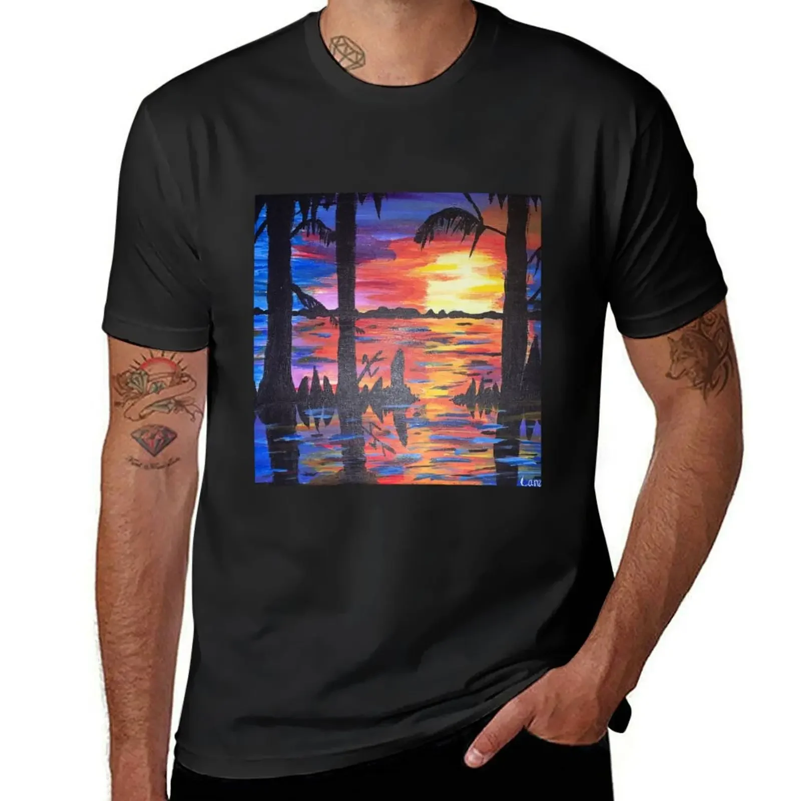 Sunset Reflections.. T-Shirt designer shirts vintage t shirts man clothes mens clothes