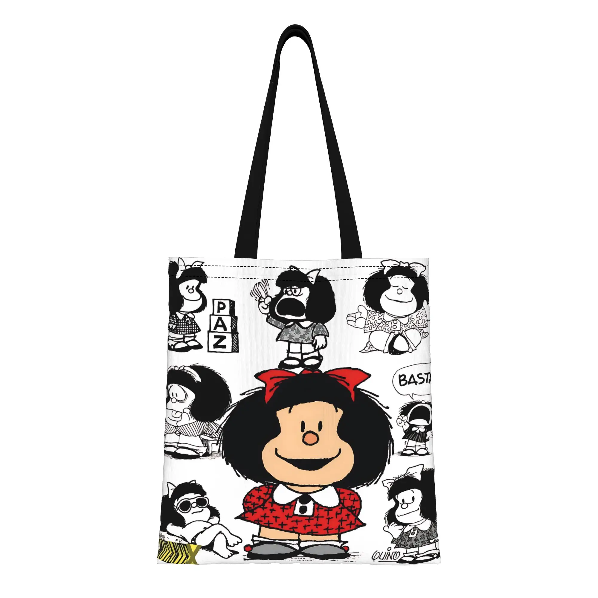 

1 шт. Холщовая сумка-шоппер «Кресло философов» M-Mafalda, прочная, устойчивая к выцветанию, с прочными ручками, отличный подарок