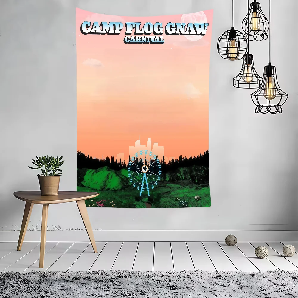 C-Camp-ES F-Flog G-GnawS 2021, украшение для вечеринки, искусство, пикник, домашний подвесной баннер для кемпинга, вечеринки на открытом воздухе