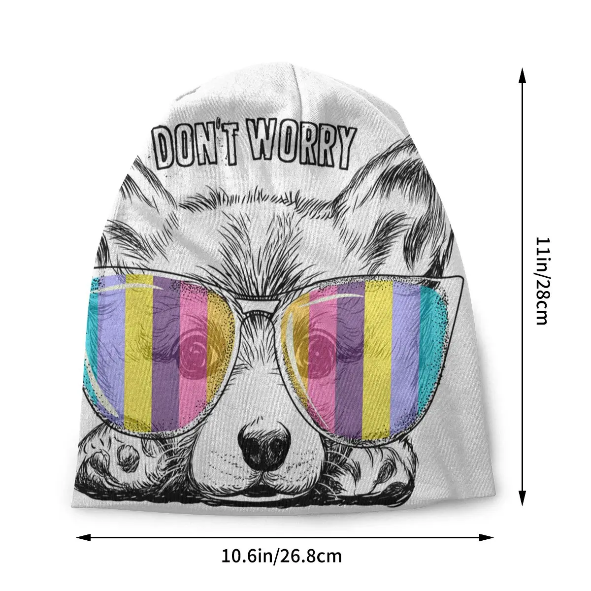 Bonnet Hats Corgi Cute Disposition Gentle Men Women's Dog Thin Cap Design Skullies Beanies Caps