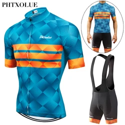 Pro abbigliamento da ciclismo uomo Set da ciclismo abbigliamento da bici traspirante Anti-UV abbigliamento da bici/Set da ciclismo manica corta