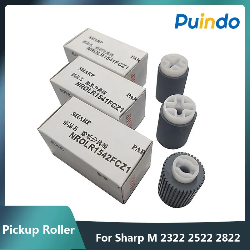 

10 Sets NROLR1541FCZ1 NROLR1542FCZ1 Pickup Roller For Sharp M 2322 2522 2822 3122 SF S 245 305 R Feed Roller