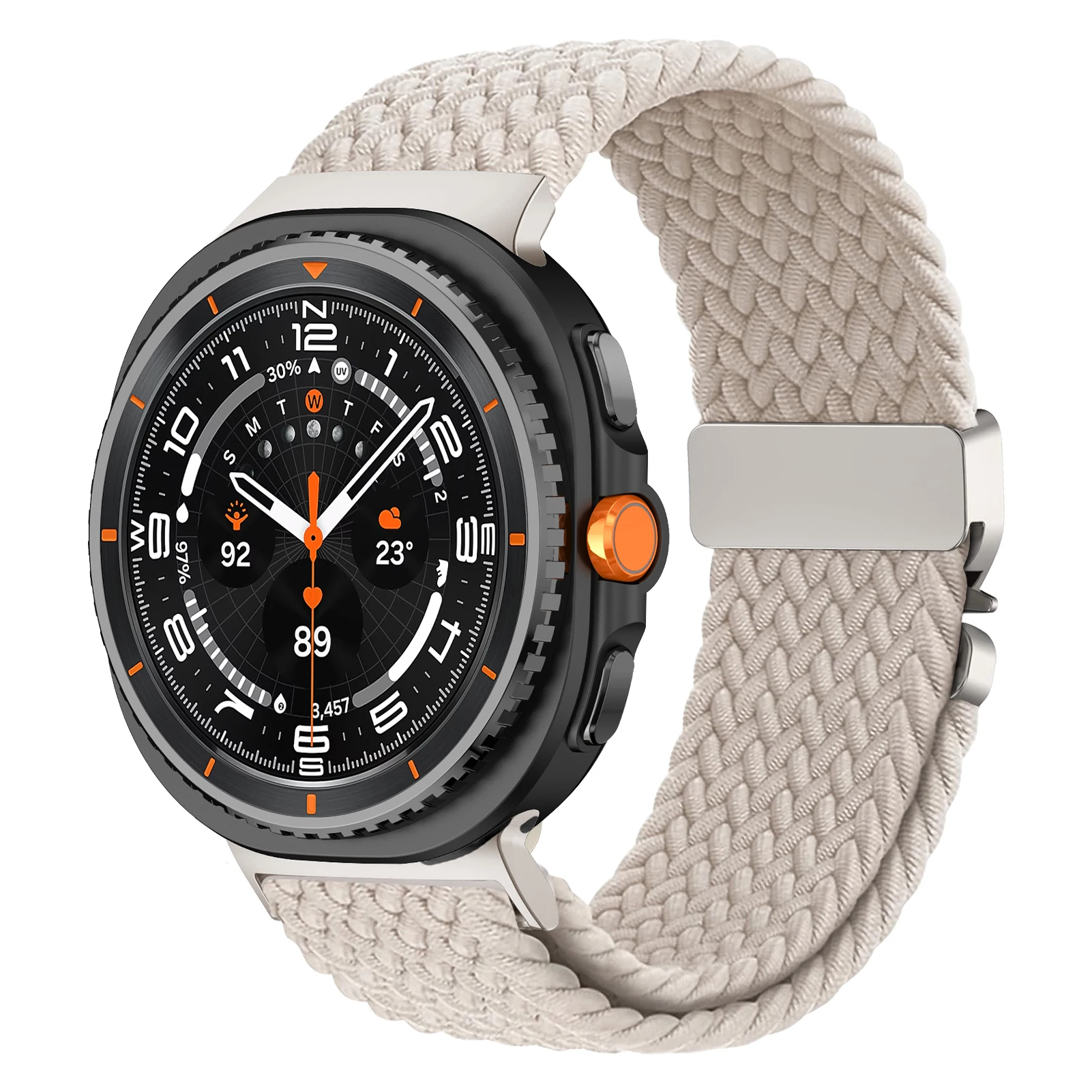 حزام المظلة لساعة جالاكسي 8/8 كلاسيكي 44 مللي متر 40 مللي متر حزام بديل للمعصم المضفر سوار رياضي كوريا جالاكسي ساعة 8 باند