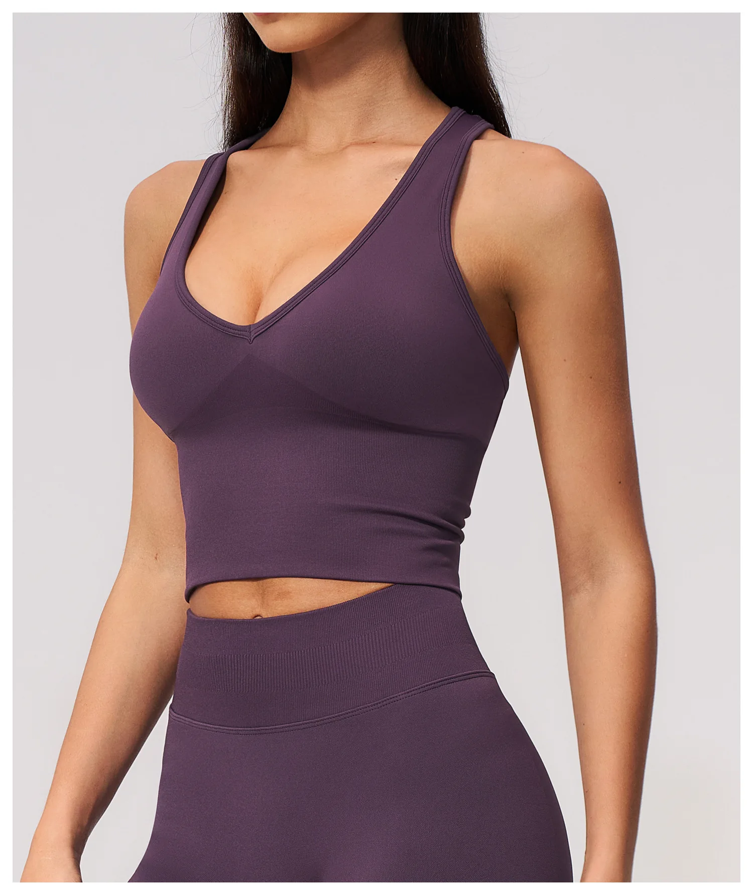 Designer Nahtloses Yoga Crop T – Seamless Ribbed Workout Tank Top Bewertung und Preis
