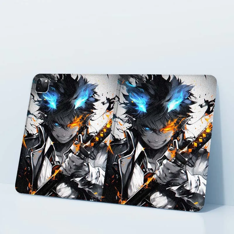 الأزرق طارد الأرواح أنيمي نمط لباد برو الهواء Mini 1 2 3 4 5 6 7 7 8th 9th 10th 11th 10.2 9.7 10.5 10.9 11 12.9 حافظة كمبيوتر لوحي