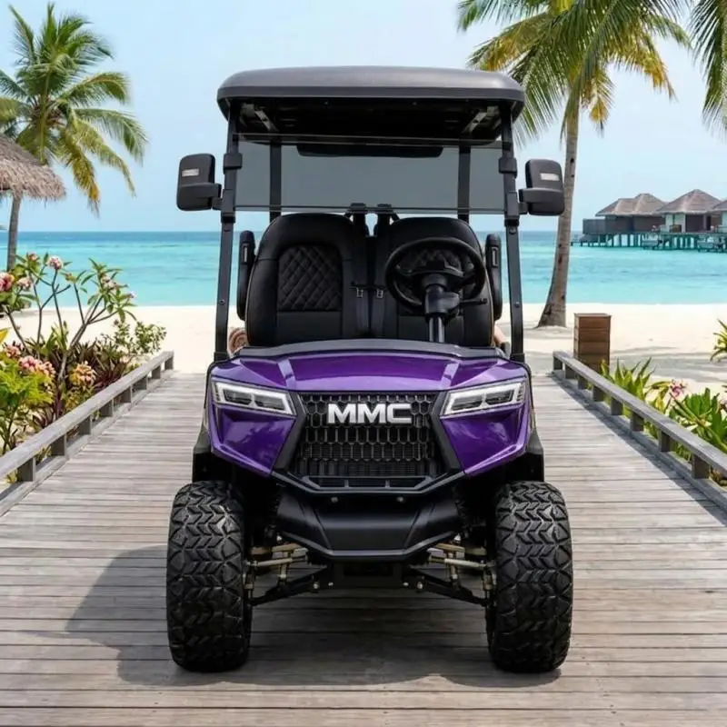 MMC Factory Price 4 Seater Off Road Electric Golf Cart 7.5KW Motor Luxury 4x4 Style Lifted Golf Buggy Carts with LED