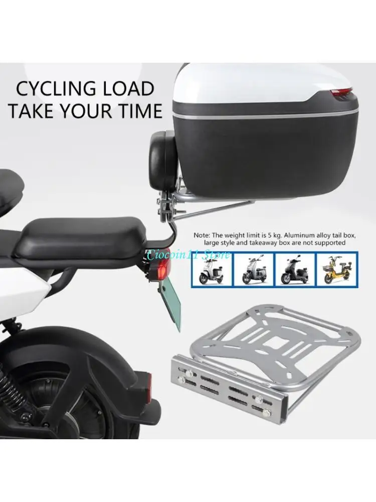 Y1UB Heavy Duty Luggage Carriers for Electric Bikes and Electric Scooters Easy Mount Cargo Rack Mount