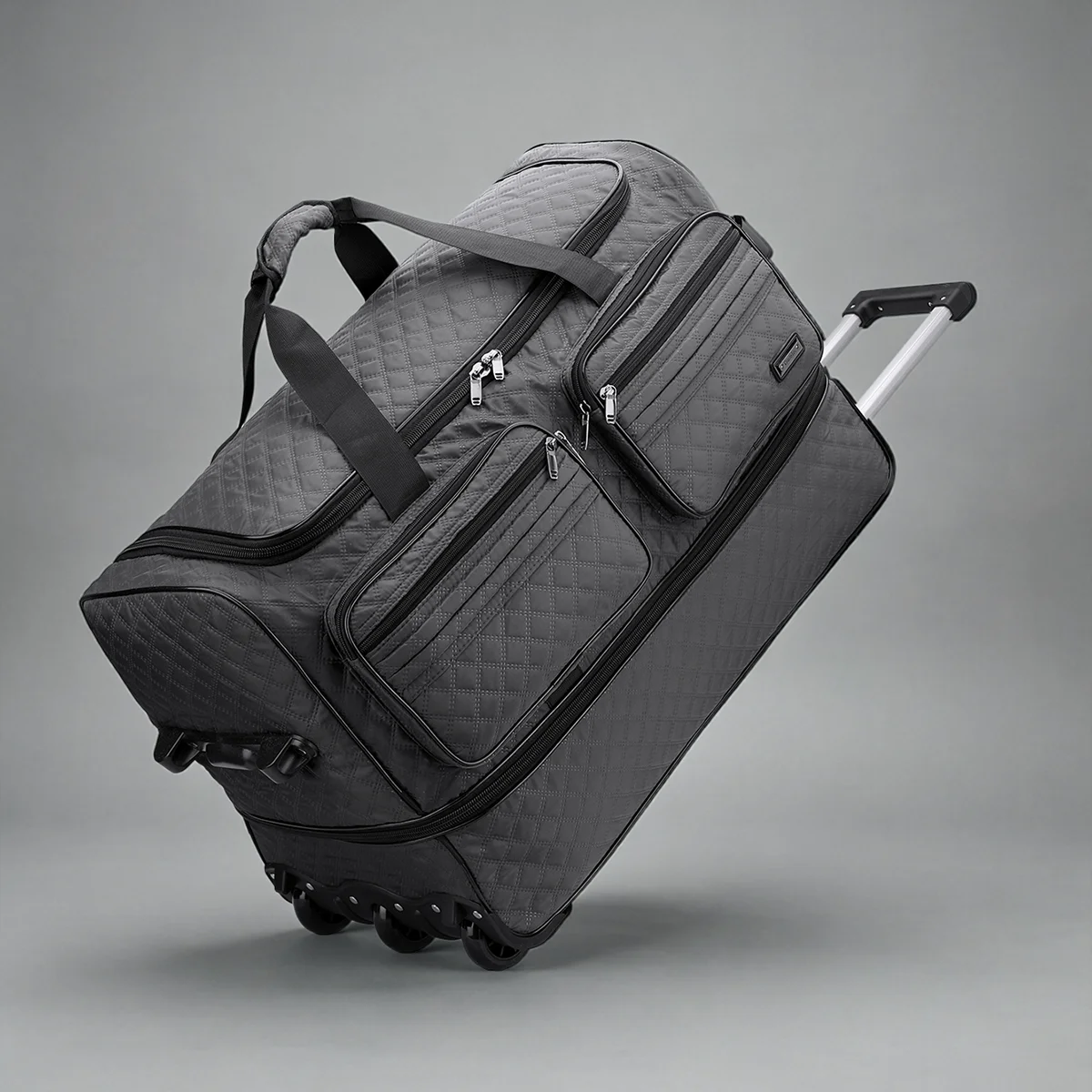 Gepäcktasche mit Rollen für grenzüberschreitende Reisen, geräumige Reisetasche für Geschäftsreisen, Oxford-Stoff-Reisetasche, die ohne Gepäckaufgabe bei Fluggesellschaften genutzt werden kann, Studenten-Koffer. – Detail 11