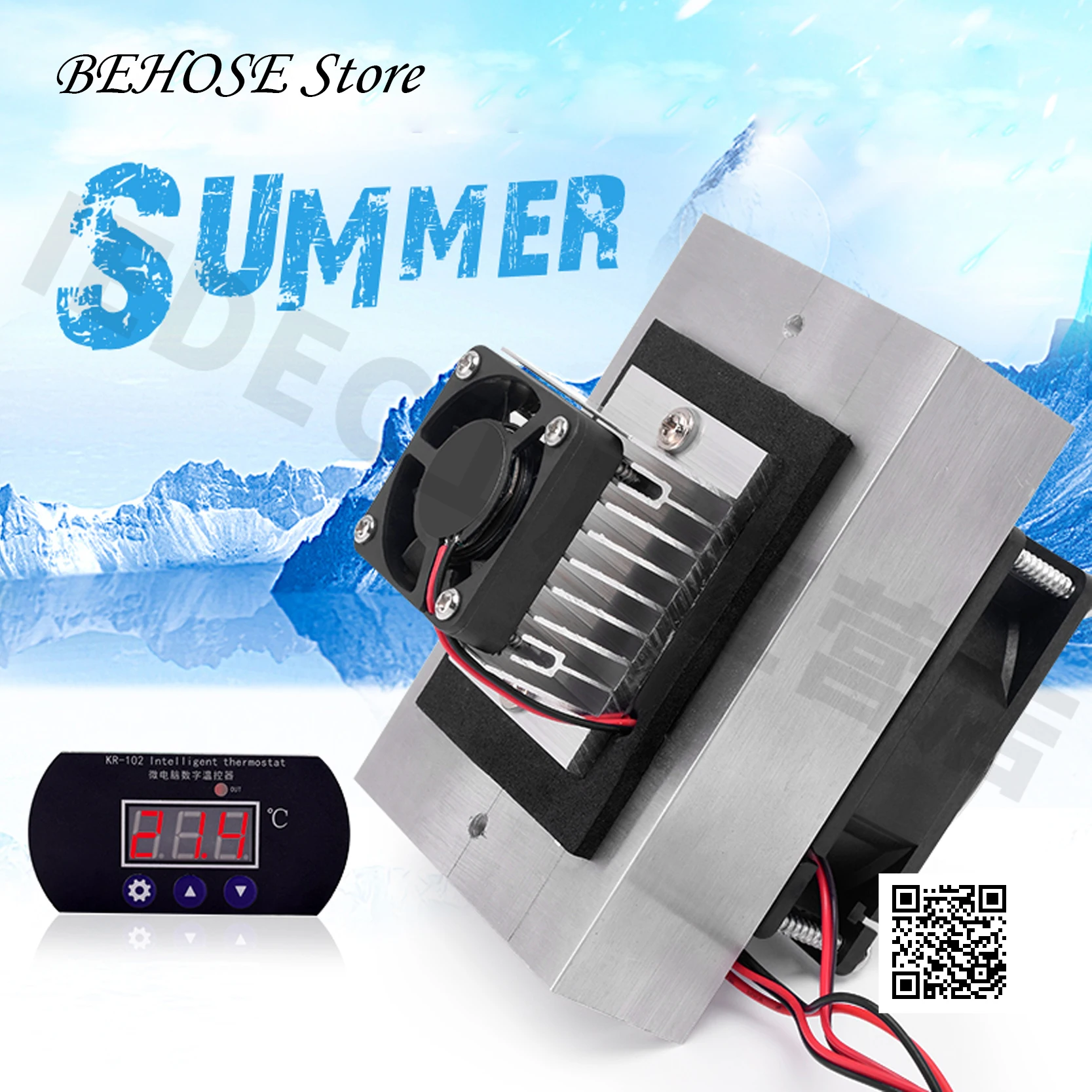 DIY Cooler Equipment 12V Semiconductor Thermoelectric Cooler Peltier Cooling System Electronic Refrigerator