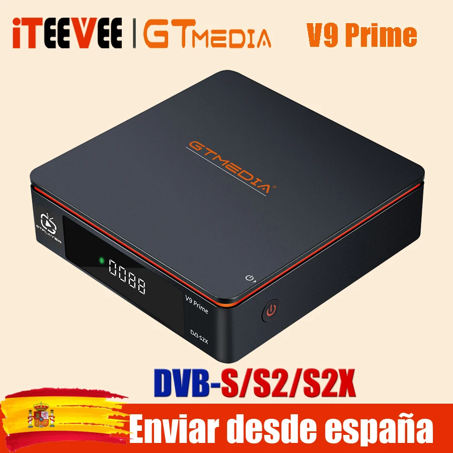 1PC 2021 GTmedia V9 Prime DVB-S2 Satellite Receiver Upgrade By Gtmedia V9  V8 Nova Support MARS IKS H.265 Ca Card Built-in WiFi