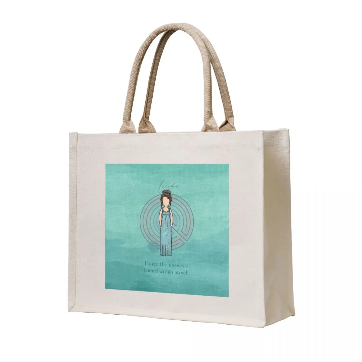 

Goddess Ariadne, Lady of the Labyrinth Tote Bag Canvas bag canvas bags university shopper bag