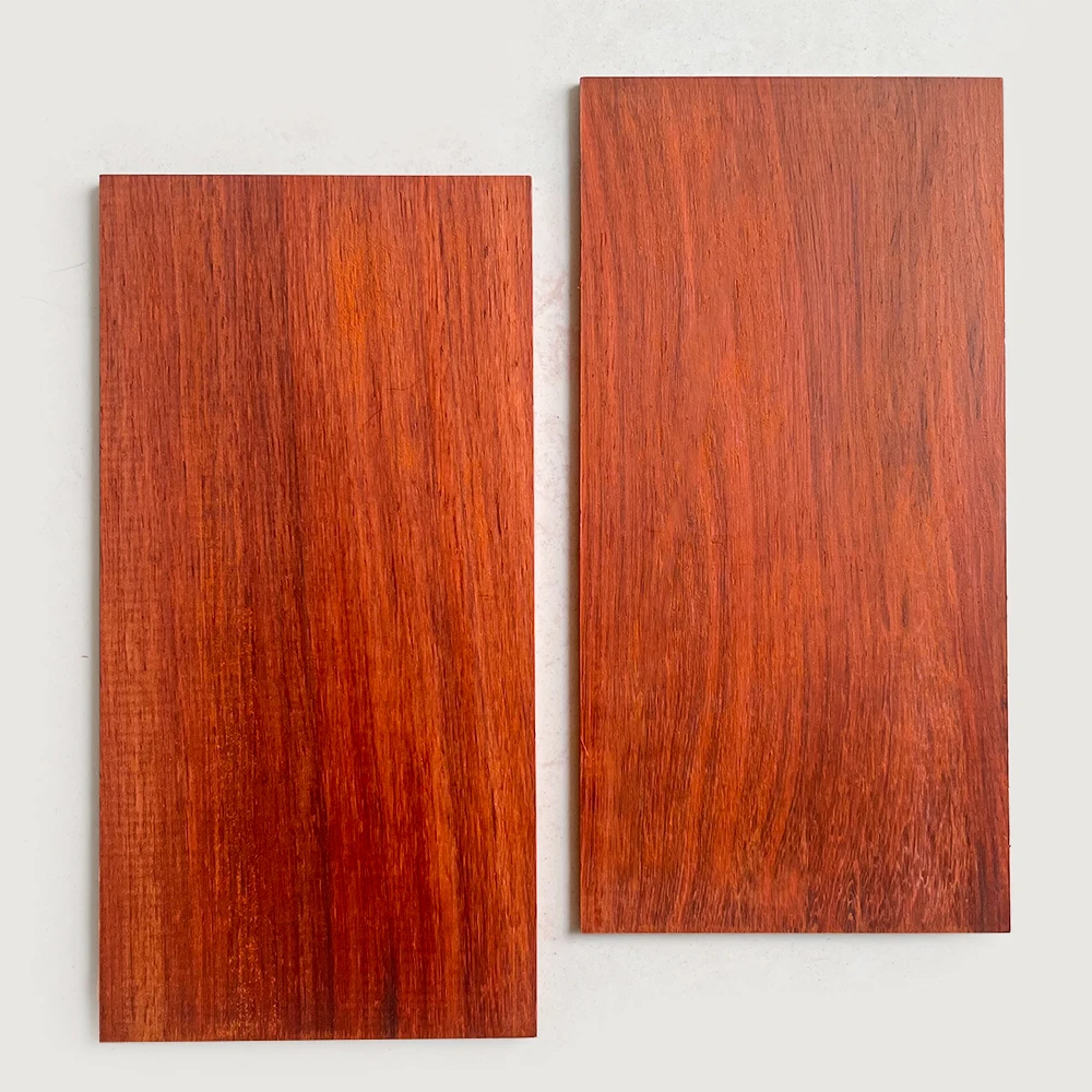OMUKI 2pcs Rosewood Panel Solid Wood DIY Handmade Construction Model Guitar Speaker Material Wood Veneer For Woodwork