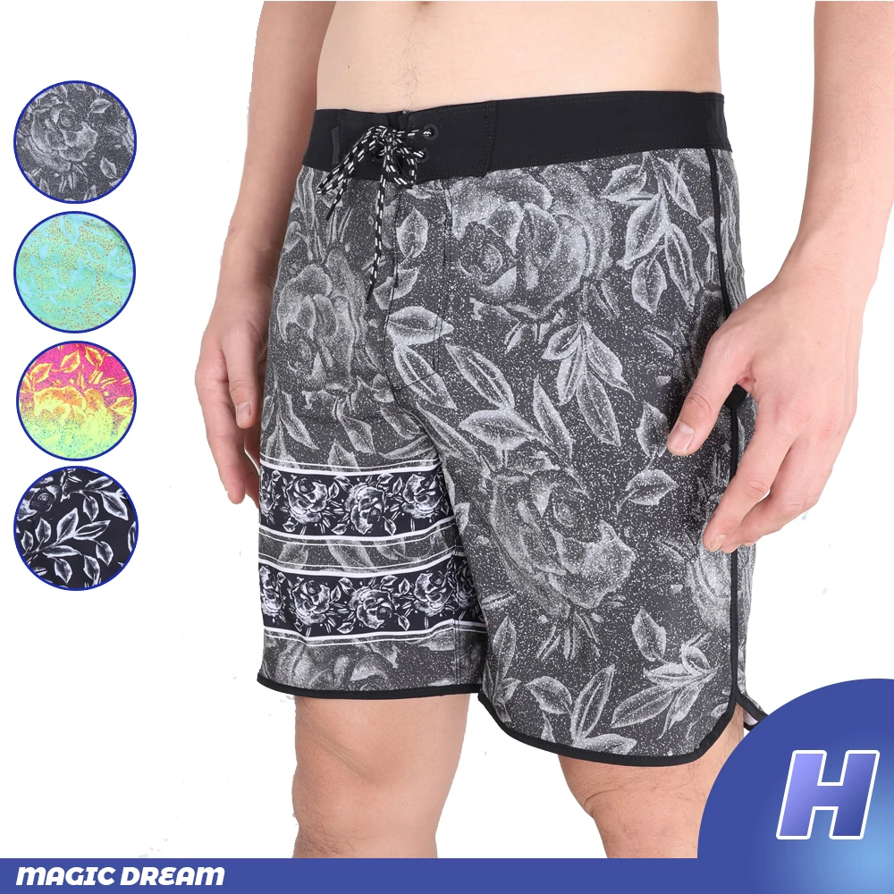 New Fashion Trend Brand Beach Shorts For Men Bermuda Shorts Waterproof Quick-drying Swimwear Casual Diving Surfing Boardshorts