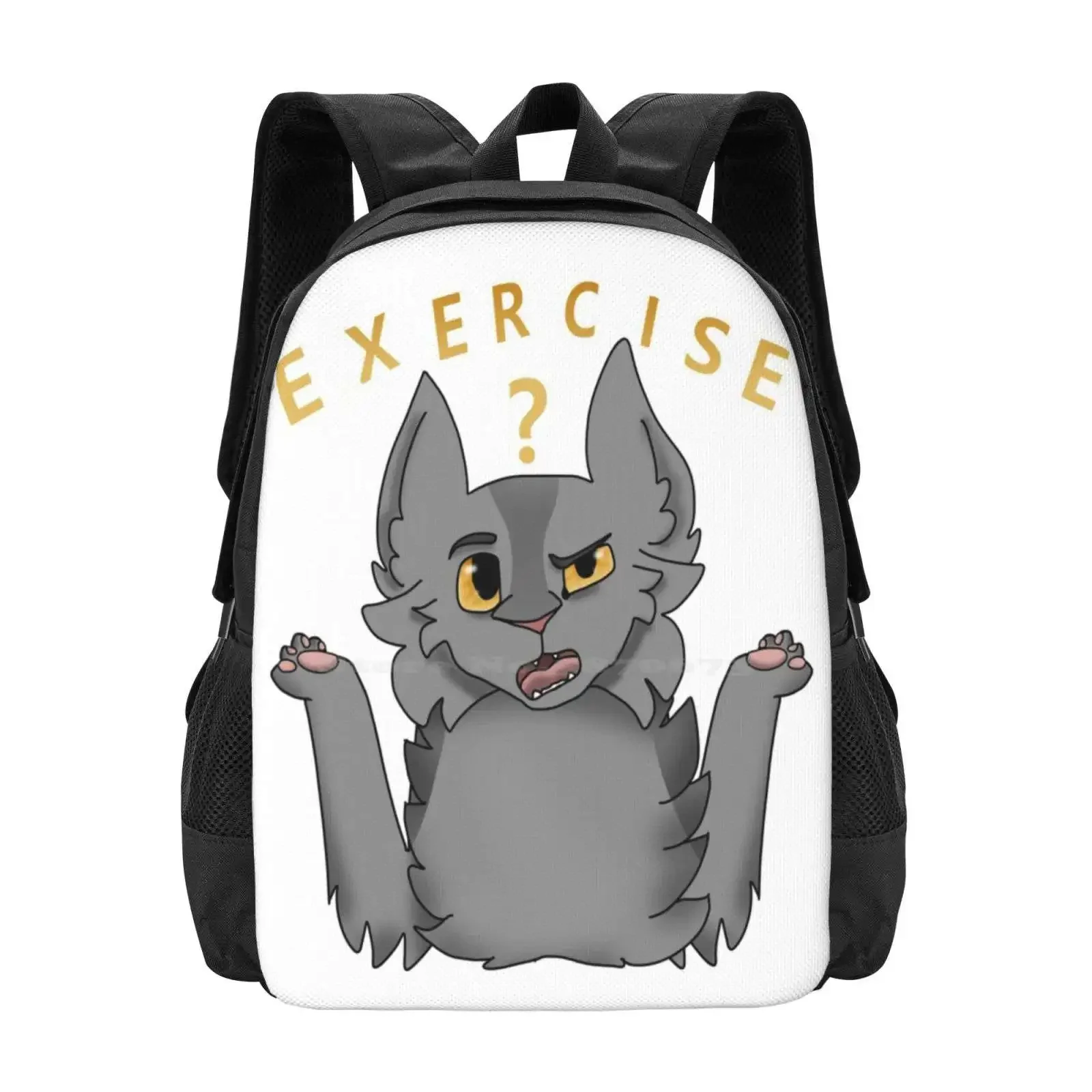 

Greystripe-Вправа Новые поступления, сумки унисекс, студенческая сумка, рюкзак Warriorcats Graystripe Warrior Cats Greystripe