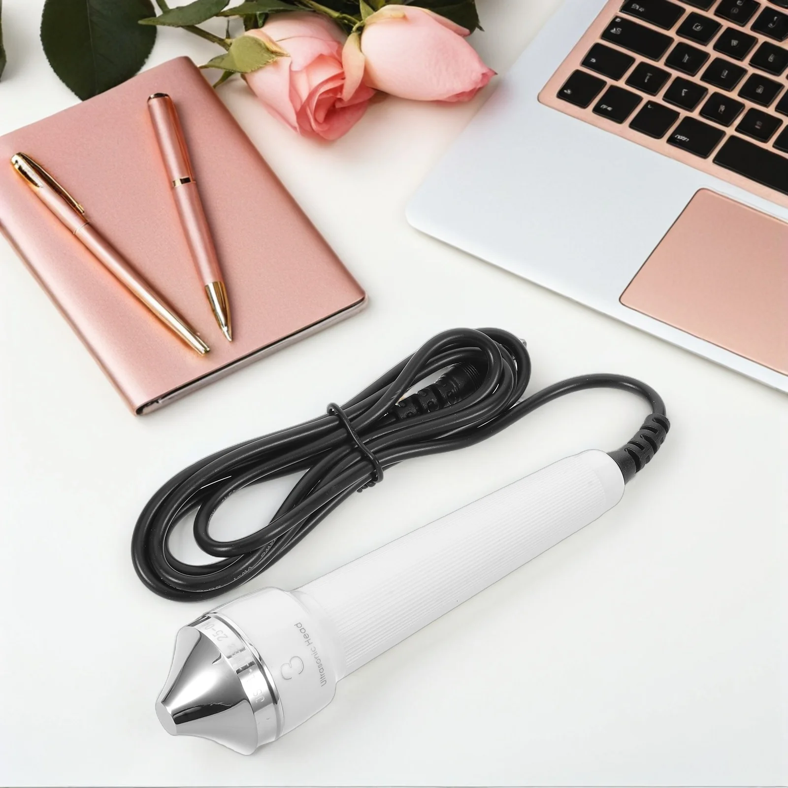 超音波美容機器 フェイシャルスキンケアプローブ ディープクレンジング用 美容液吸収 アイケア 非侵襲性肌引き締めフェイシャル