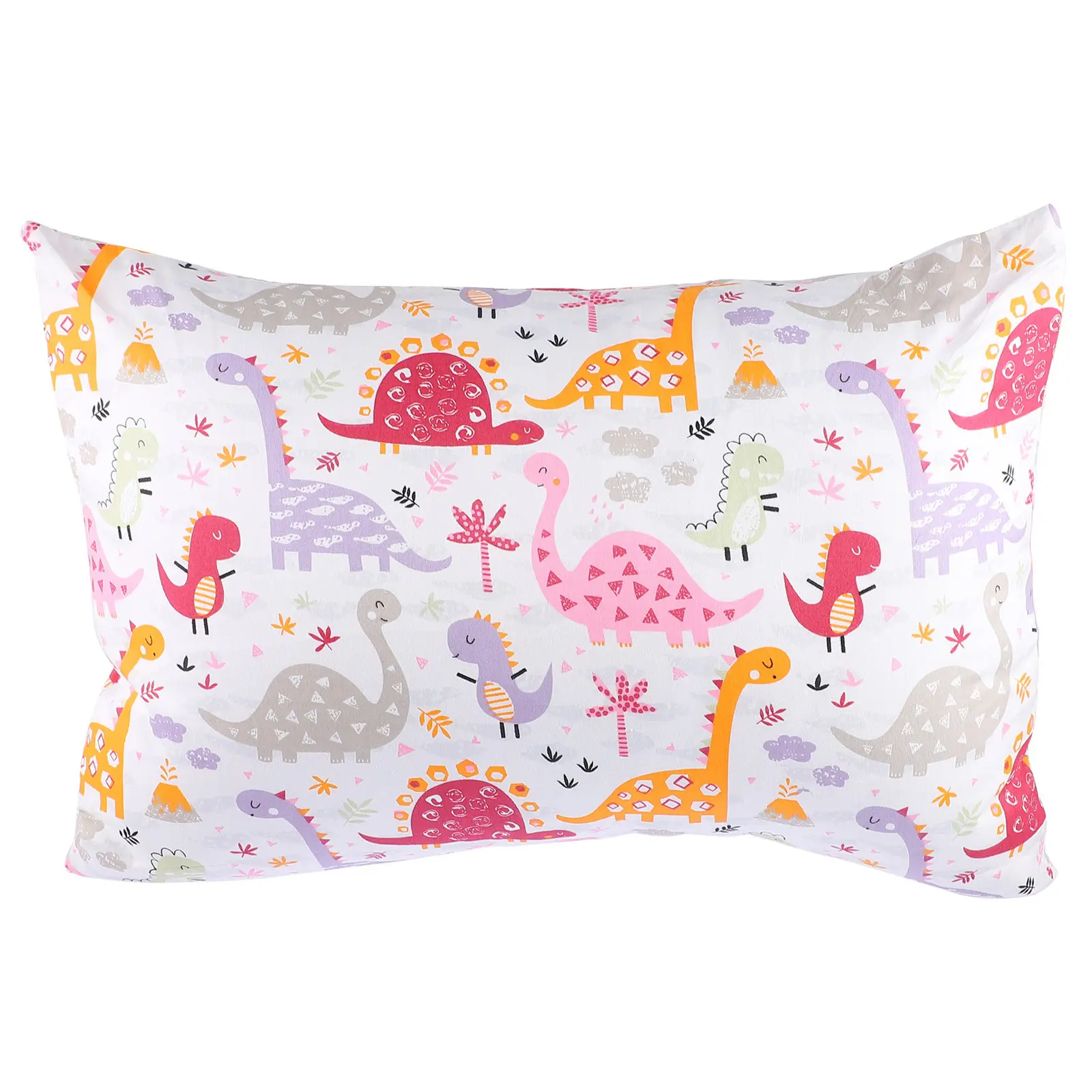 

1 pc Cartoon Print Pillow Case Kids Cotton Animal Design Sleeping Cover For Infant Newborn Lightweight Washable Hypoallergenic
