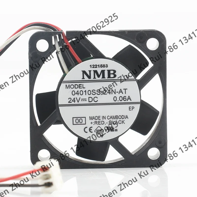 

Новый Оригинальный Вентилятор Охлаждения NMB DC24V 0.06A AC EC 4010 4CM 40X40X10MM для Преобразователя Частоты/Шкафа, Трехпроводной, 04010SS-24N-AT