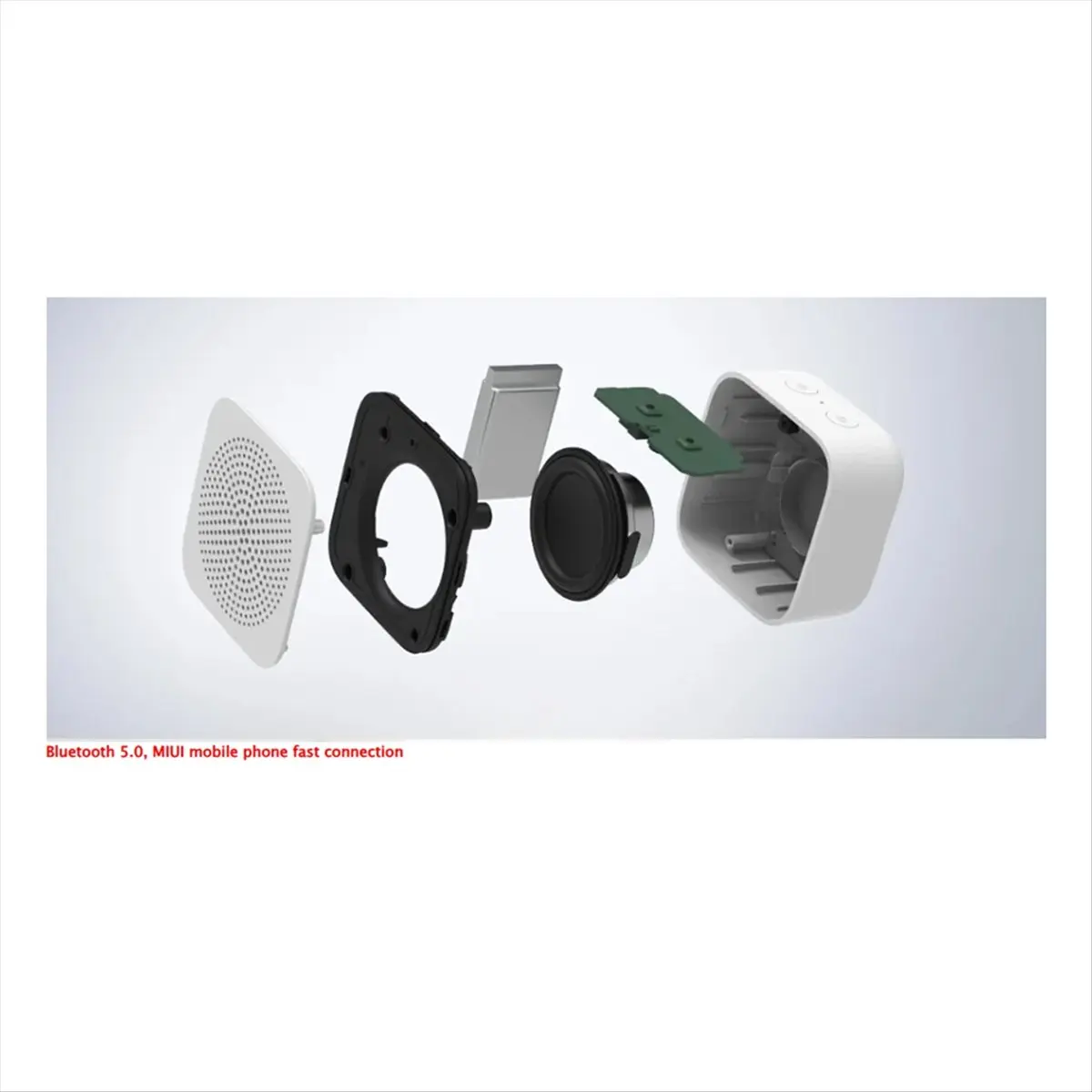 Portable Speaker Bluetooth 5.0 Wireless Connection Mini Speaker Charging Speaker Work Voice Smart Speaker
