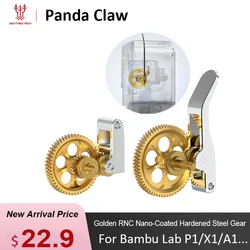 BIGTREETECH Panda Pençe RNC Nano Kaplamalı Sertleştirilmiş Çelik Düz Dişli Drop-in Yükseltme BambuLab P1 X1 A1 3D Yazıcı için Yüksek Hassasiyetli