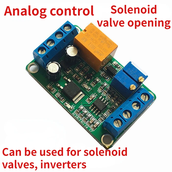 Two-way Analog Output Module Solenoid Valve Opening Frequency Converter 0-5V Adjustment 0-10V Voltage Generator