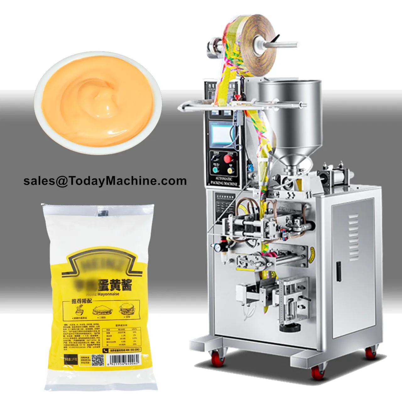 Liquid Shampoo Salad Dressing Sachet Packaging Machine