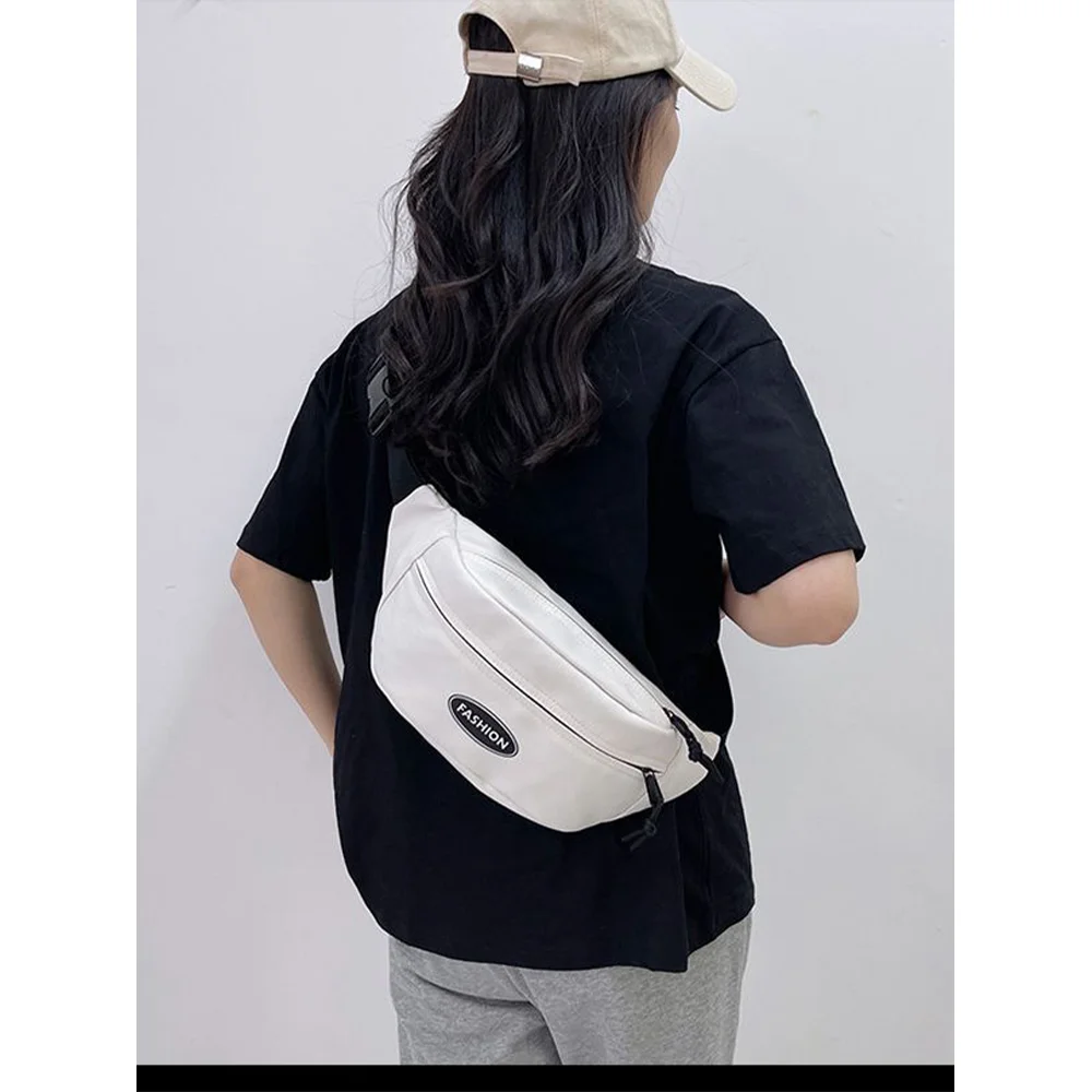 Sac à bandoulière en toile pour hommes et femmes, sac de téléphone étudiant, sac initié, style décontracté, simple et à la mode